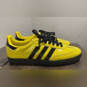 adidas Samba Yellow and Black Sneakers